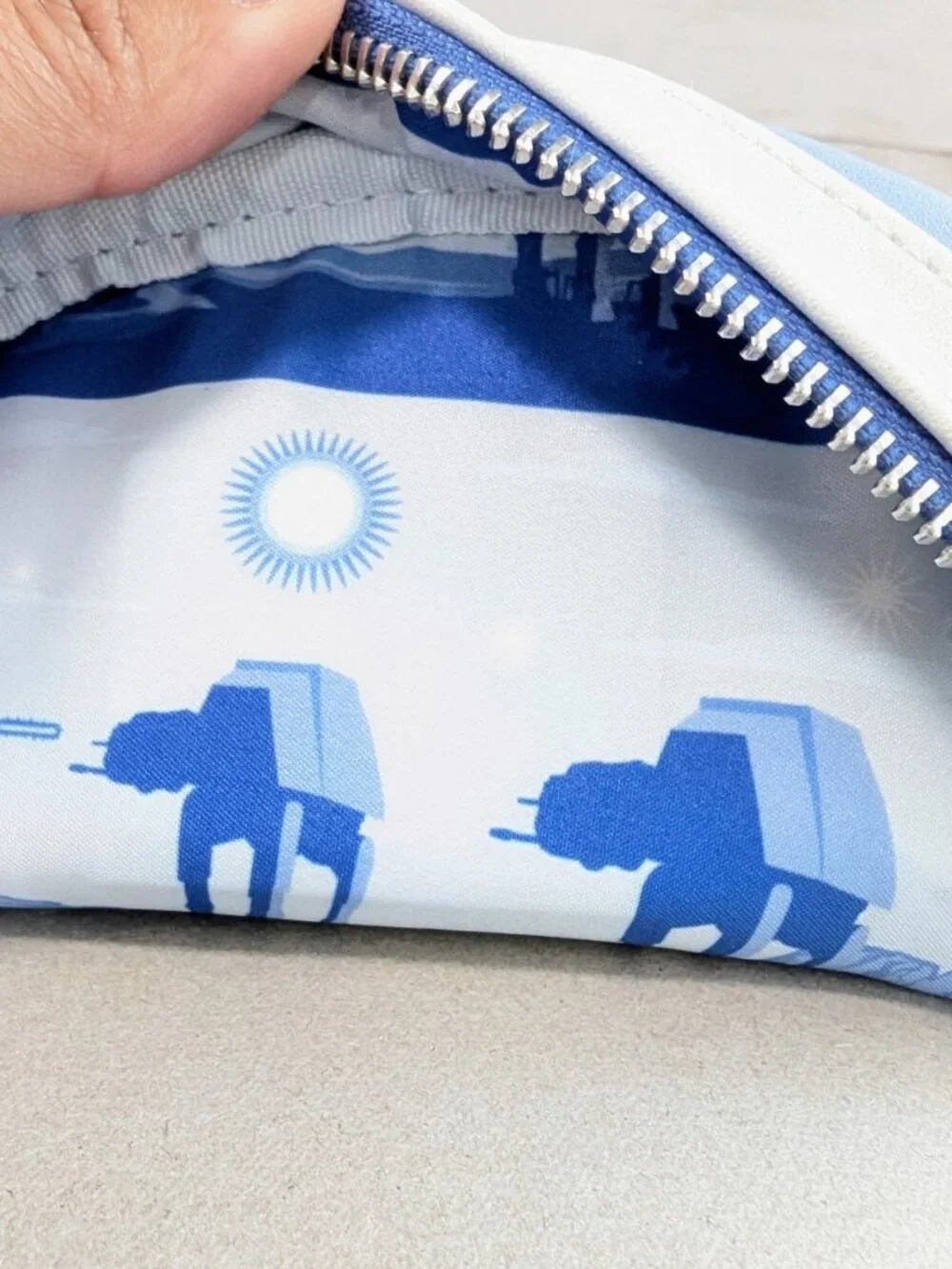 Star Wars Loungefly Mini Backpack Hoth AT-AT Empire Strikes Back Blue